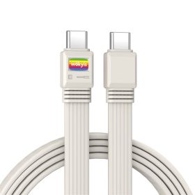 Cavo Piatto Wokyis Retro USB4 1m – 80Gbps, Ricarica 240W, Video 8K, Compatibile Thunderbolt 5/4/3