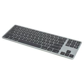 Matias - Tastiera wireless US QWERTY senza tastierino numerico per MacBook - Grigio siderale