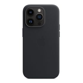 Apple - Custodia in Pelle MagSafe per iPhone 14 Pro - Midnight