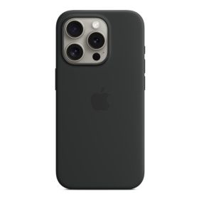 Apple Silicone MagSafe Case iPhone 15 Pro Max Black