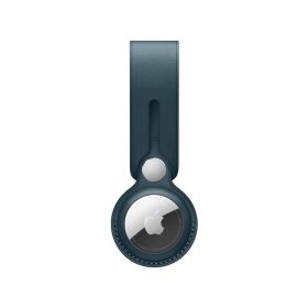 Apple - Laccetto AirTag in pelle -  Baltic Blue