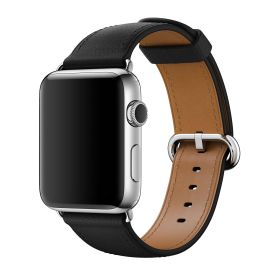 Apple Classic Buckle - Cinturino per Apple Watch 42mm / 44mm / 45mm / 49mm - Nero