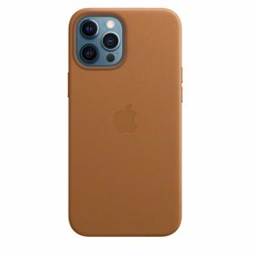 Apple Leather MagSafe Case iPhone 12 Pro Max Saddle Brown