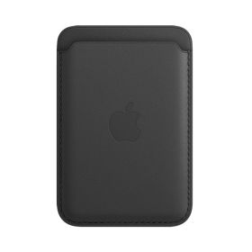 Apple - Porta carte di credito MagSafe in pelle per iPhone - Nero