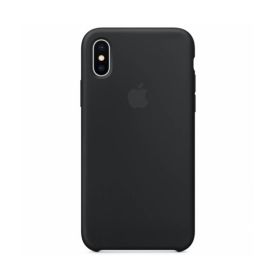 Apple - Custodia in Silicone per iPhone X / XS - Nero