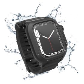 Catalyst - Custodia di protezione totale per Apple Watch 45 mm (Serie 7 / 8 / 9) - Stealth Black