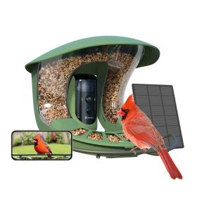 Birdfy - Mangiatoia Intelligente per Uccelli Pro 2 Lite - Alimentata a Energia Solare con Fotocamera e Riconoscimento AI degli Uccelli
