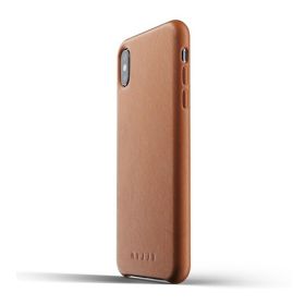 Mujjo - Custodia in Pelle per iPhone XS Max - Marrone