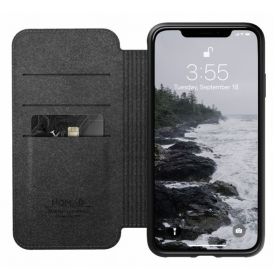 Nomad Rugged - Case Folio in pelle per iPhone XS Max - Nero