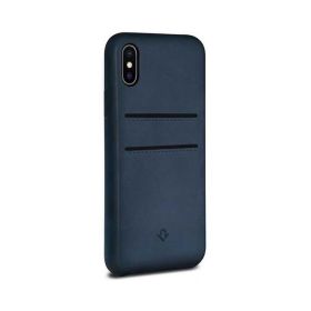 Twelve South Relaxed Leather pockets iPhone X / XS Indigo