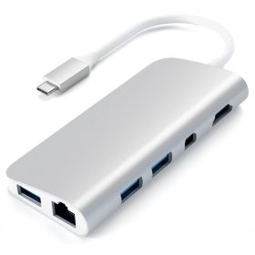 Satechi - Adattatore Multiporta - USB-C - Argento