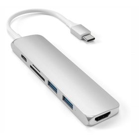 Satechi - Adattatore Multiporta V2 - USB-C - Argento
