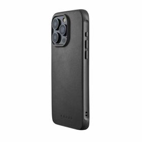 Mujjo - Cover Impact Case con MagSafe per iPhone 15 Pro Max - Nero
