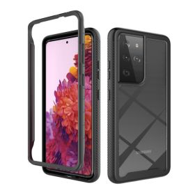 Casecentive Shockproof case Samsung Galaxy S21 Ultra black