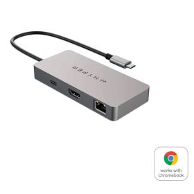 Hyper - HyperDrive 5-in-1 Hub USB-C - Grigio (Compatibile con Chromebook)