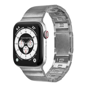 LAUT - Cinturino LINKS 2.0 in acciaio inossidabile per Apple Watch 42mm / 44mm / 45mm / 49mm - Silver