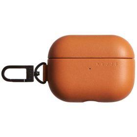 Mujjo - Custodia Echelon in pelle per AirPods Pro (1 & 2) - Marrone chiaro