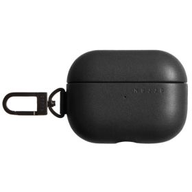 Mujjo - Custodia Echelon in pelle per AirPods Pro (1 & 2) - Nero