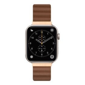 LAUT - Cinturino Novi Loop in pelle per Apple Watch 42mm / 44mm / 45mm / 49mm - Sepia Brown