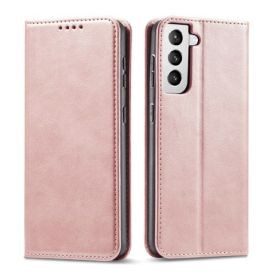 Casecentive Leren Wallet Luxe - Cover Samsung Galaxy S21 Plus - Rosa