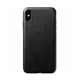 Nomad Rugged - Case in pelle per iPhone XS Max - Nero