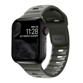 Nomad - Cinturino Sportivo V2 per Apple Watch 42mm / 44mm / 45mm / 49mm - Ash Green