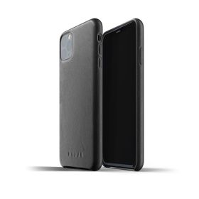 Mujjo - Cover in Pelle per iPhone 11 Pro Max - Nero