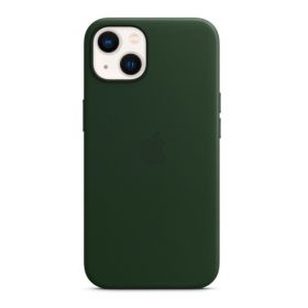 Apple - Custodia in pelle con MagSafe per iPhone 13 - Sequoia Green