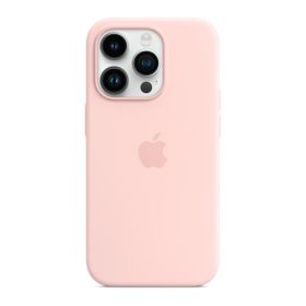 Apple - Cover MagSafe in Silicone per iPhone 14 Pro - Chalk Pink