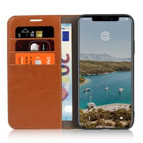 Casecentive Leren Wallet Luxe - Cover iPhone 11 Pro - Marrone chiaro