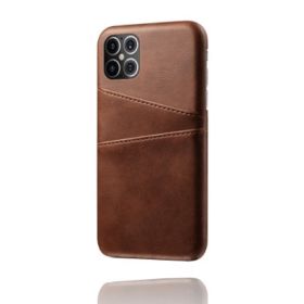 Casecentive Leren Wallet - Cover per iPhone 12 Pro Max - Marrone