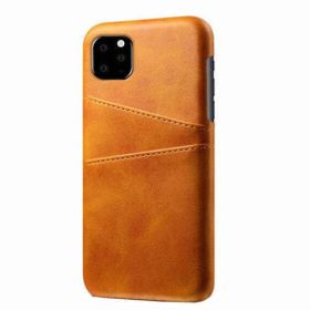 Casecentive Leren Wallet - Cover per iPhone 11 Pro Max - Marrone chiaro