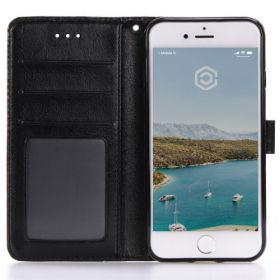 Casecentive Leren Wallet - Cover iPhone 7 / 8 / SE 2020 - Nera