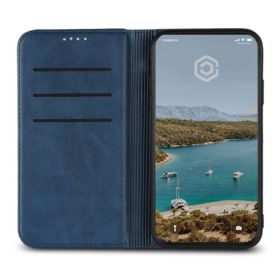 Casecentive Leren Wallet - Cover iPhone XR - Blu