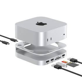 Casecentive 7-in-1 Hub in Alluminio e Supporto per Mac Mini M4/M4 Pro