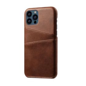 Casecentive Leren Wallet - Cover per iPhone 13 Pro - Marrone