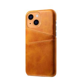 Casecentive Leren Wallet - Cover per iPhone 13 - Marrone chiaro