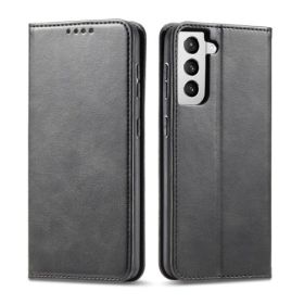 Casecentive Leren Wallet Luxe - Cover Samsung Galaxy S21 - Nera