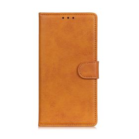 Casecentive Leren Wallet - Cover iPhone 13 - Marrone chiaro