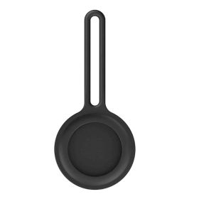 Casecentive - Portachiavi AirTag in silicone - Nero