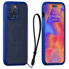 Catalyst - Custodia Influence compatibile con MagSafe iPhone 15 Pro Max - Blu Atlantico
