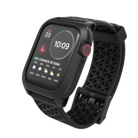 Catalyst - Custodia di Protezione dagli Urti per Apple Watch 44 mm (SE/6/5/4) - Stealth Black
