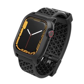 Catalyst - Custodia di Difesa Attiva per Apple Watch 41 mm (Serie 7 / 8 / 9) - Stealth Black