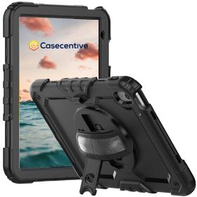 Casecentive Handstrap Pro - Case con impugnatura per iPad Pro 13" 2024 - Nero