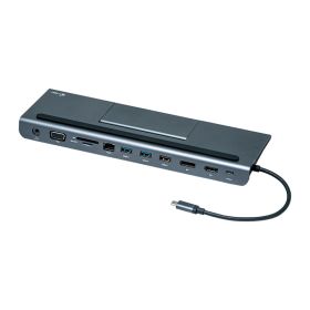 i-Tec - Docking Station USB-C Metal 4K Triple Display (PD) + Caricatore universale 112 W