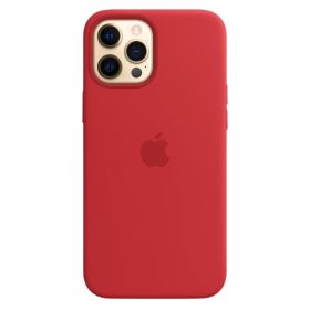 Apple - Custodia in Silicone con MagSafe per iPhone 12 Pro Max - Rosso