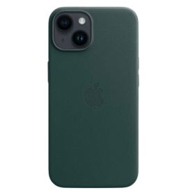 Apple - Cover Magsafe in pelle per iPhone 14 - Forest Green