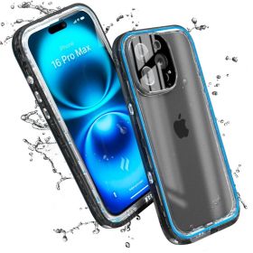 Catalyst - Custodia Impermeabile di Protezione Totale per iPhone 16 Pro Max - Nero