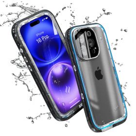 Catalyst - Custodia Impermeabile di Protezione Totale per iPhone 16 Pro - Nero