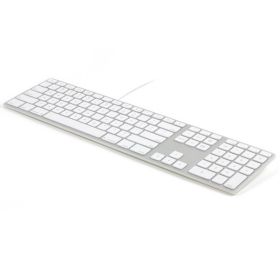 Matias - Tastiera cablata RGB US QWERTY per PC - Argento